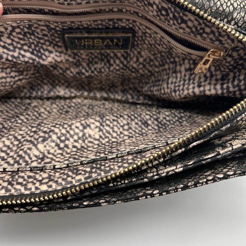 Urban Expressions Metallic Python Print Envelope … - image 6